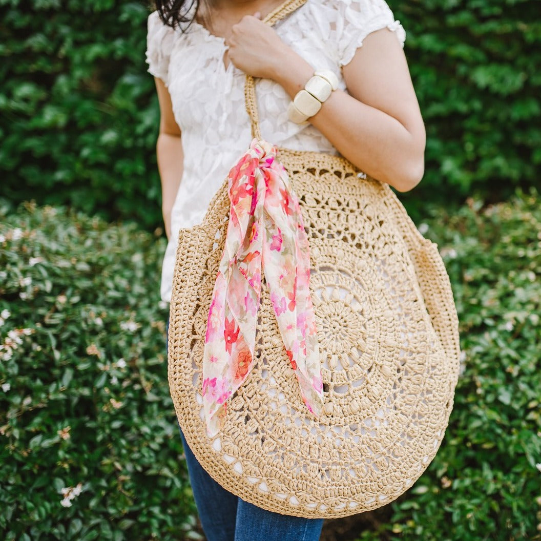 Sonoma Circle Bag Crochet Pattern - One Dog Woof