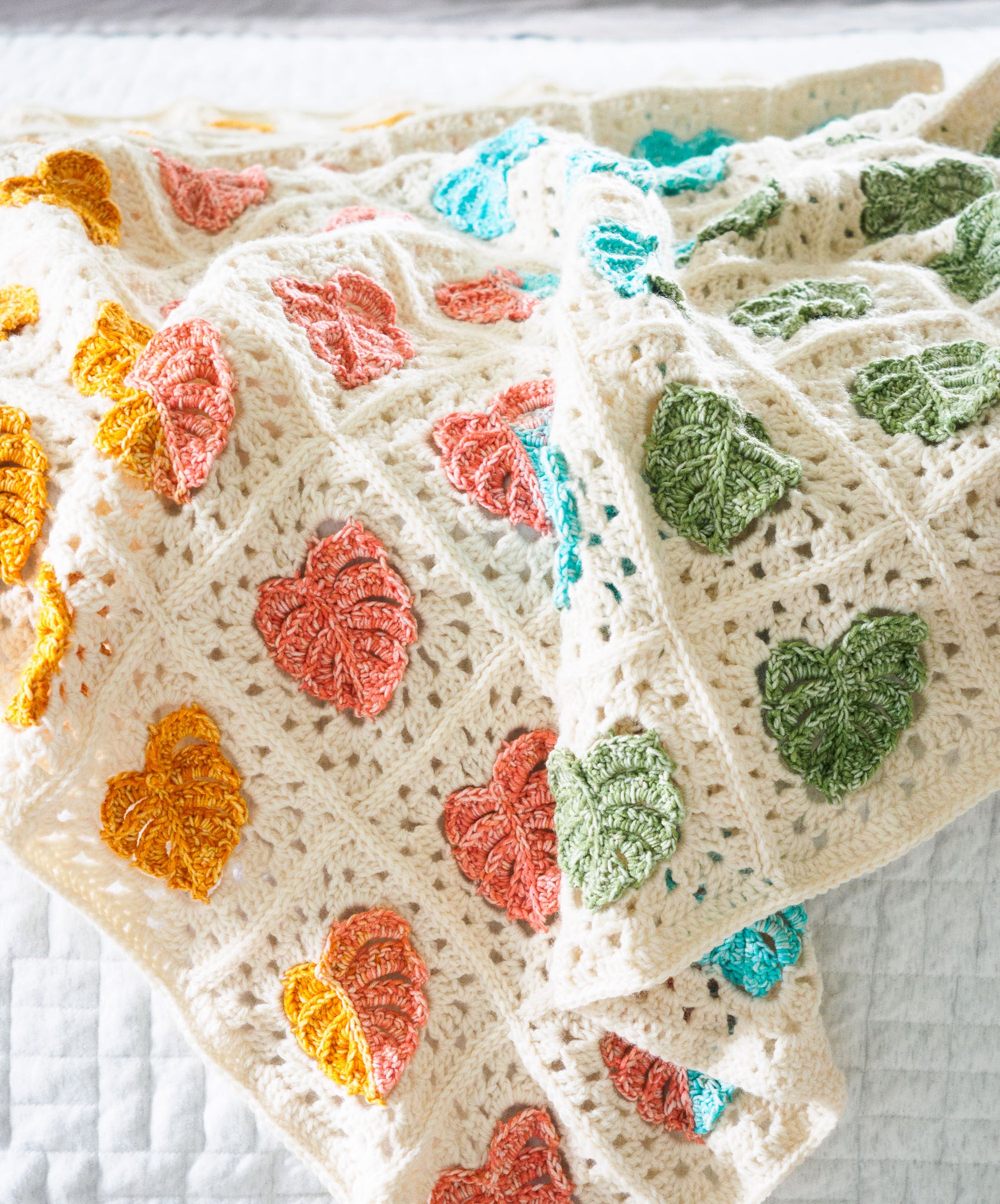 monstera plant blanket Monstera Garden Blanket