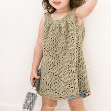 Load image into Gallery viewer, Summer Diamonds Toddler Dress
